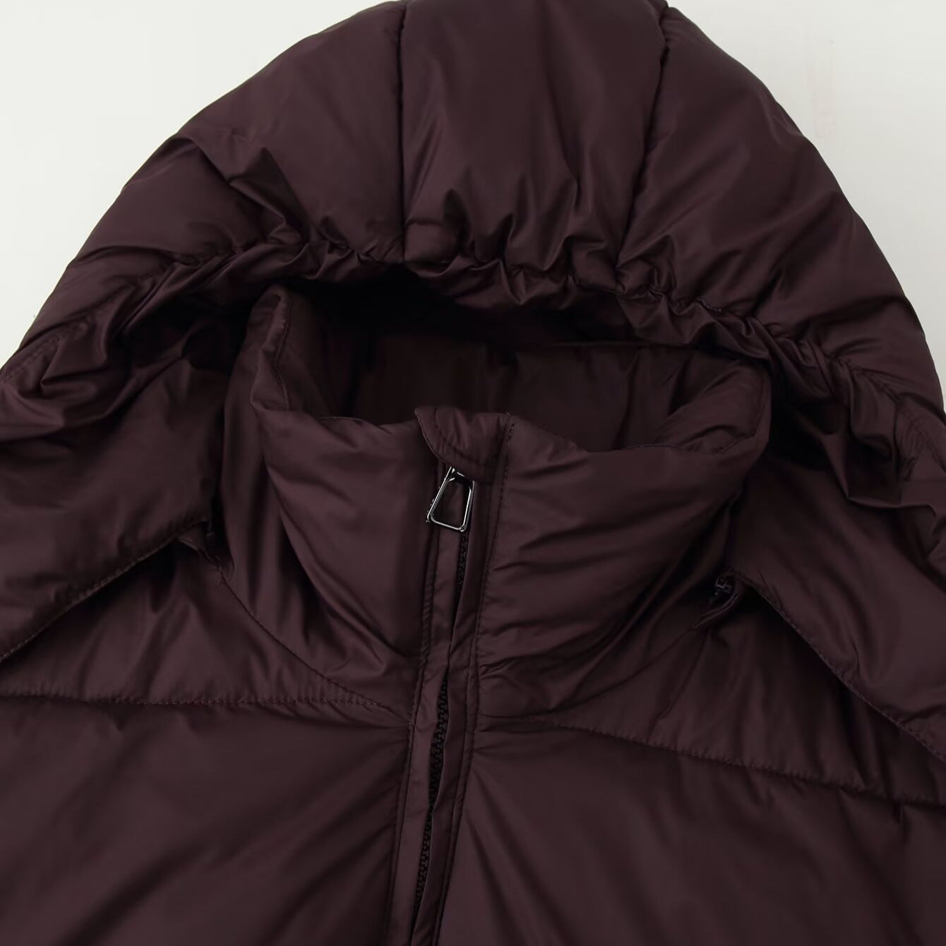 Loose-fitting Padded Coat With A Hood