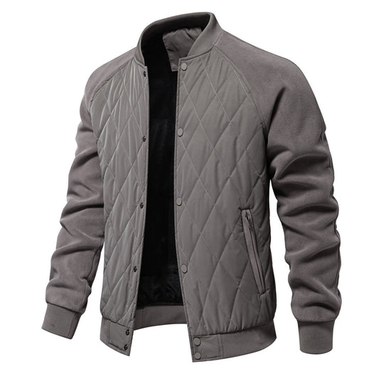 Mens Stitching Raglan Sleeve Coat