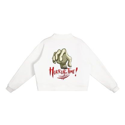 Fleece,Mock neck,Sweatshirt