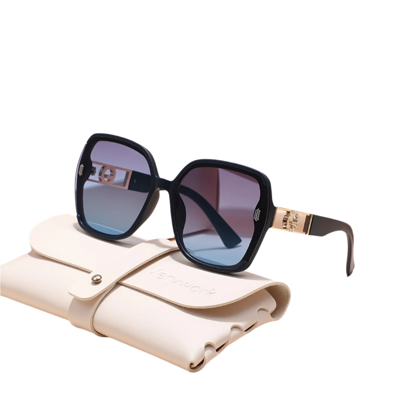 Lunettes de mode rectangulaires rétro classiques pour femmes Verywork