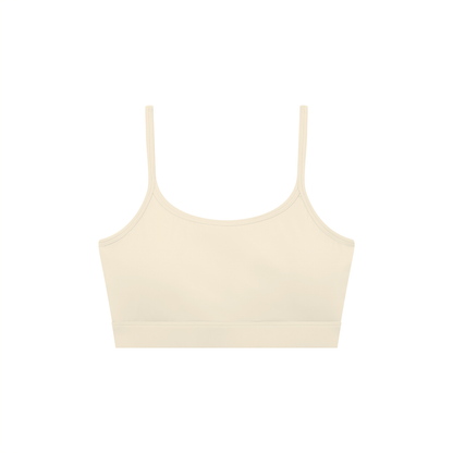 Women's Solid U-Neck Sports Bra