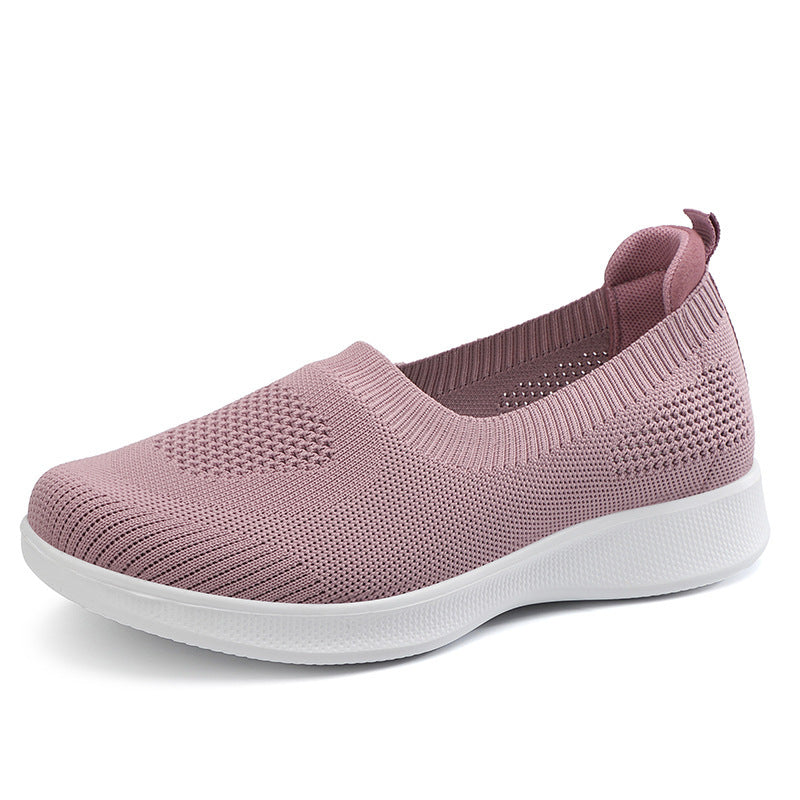 Womens Leisure Soft Bottom Shoes Slip-on
