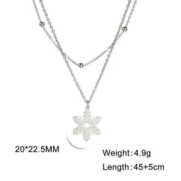 Elegance Exquisite Stainless Steel Titanium Steel Necklace - Stuffs & Savers