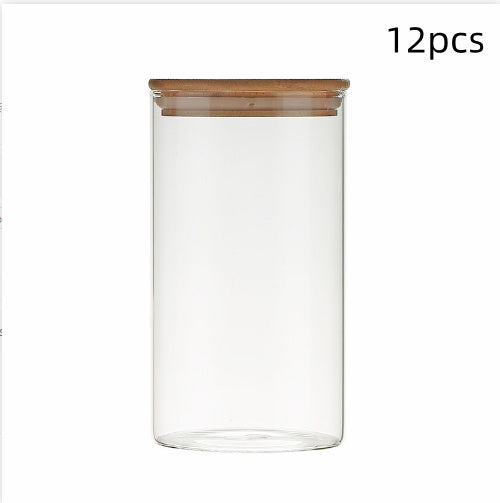 Borosilicate Sealed Glass Storage Tank Kitchen Household