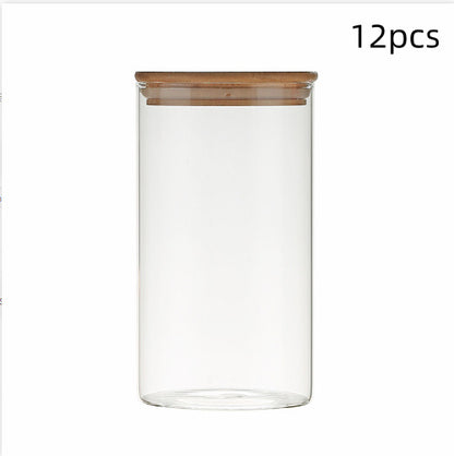 Borosilicate Sealed Glass Storage Tank Kitchen Household