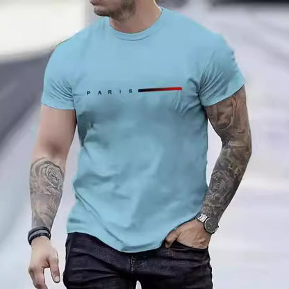 3d Printed Top Slim Fit Men