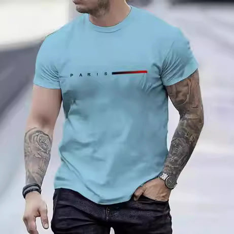 3d Printed Top Slim Fit Men