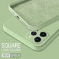 Square Liquid Silicone Phone Case