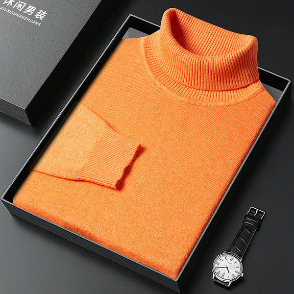 Mens Turtleneck Bottoming Sweater - Stuffs & Savers