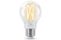 4lite WiZ Connected A60 Filament Clear WiFi LED Smart Bulb - E27 Large Screw