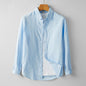Men's Cotton Linen Long Sleeve Shirt