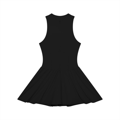 Women's Ruched Sleeveless Full-Zip Dress 220GSM