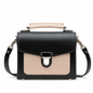 Handmade Leather Sugarcube Handbag - Cafe Noir