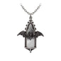 Bat Necklace Gothic Cathedral Pendant Alchemy