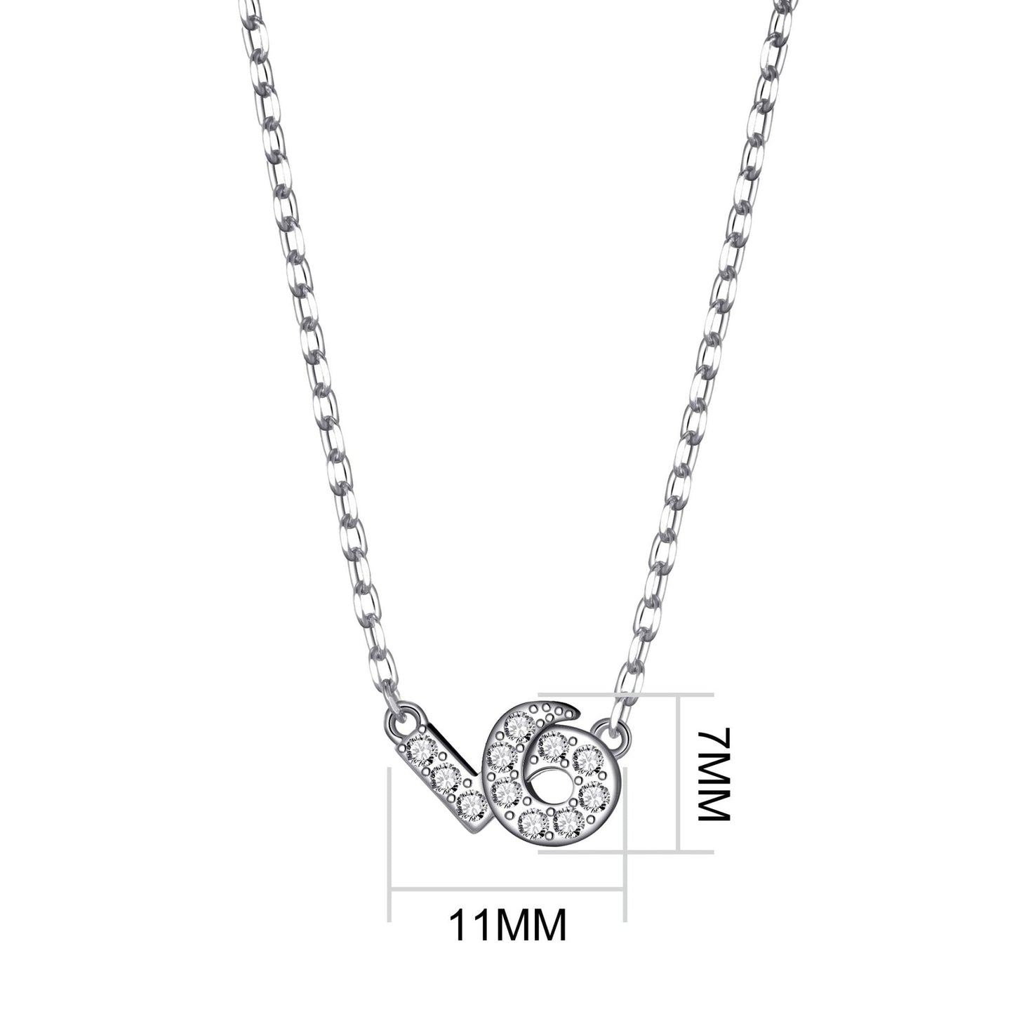 Capricorn Zodiac Star Sign Necklace Created with Zircondia® Crystals