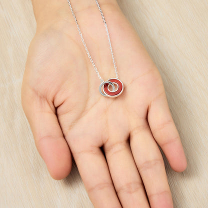 Collier Circulaire en Cornaline