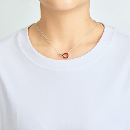 Collier Circulaire en Cornaline