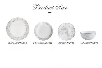 Carrara Bone China Dinner Set - 16 | 24 Piece