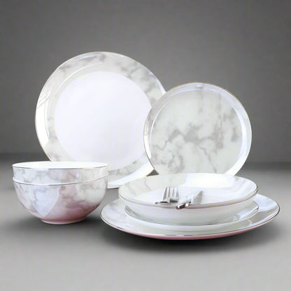 Carrara Bone China Dinner Set - 16 | 24 Piece