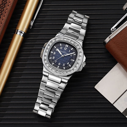 RUOLINDO Stainless Steel Luminous Men's Watch