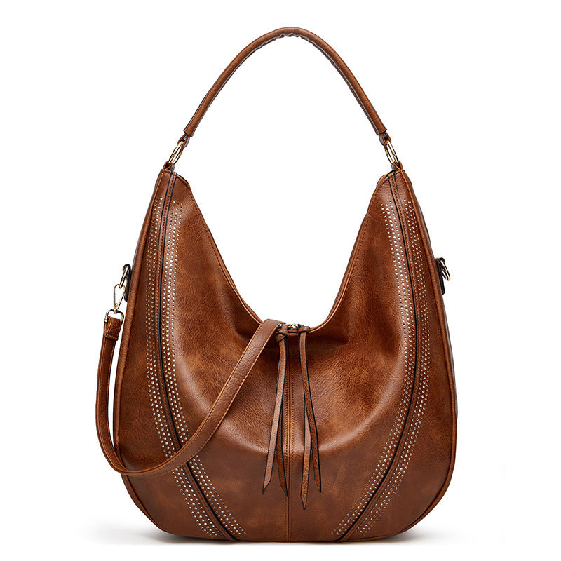 Tassel Hollow One-shoulder Casual Bag
