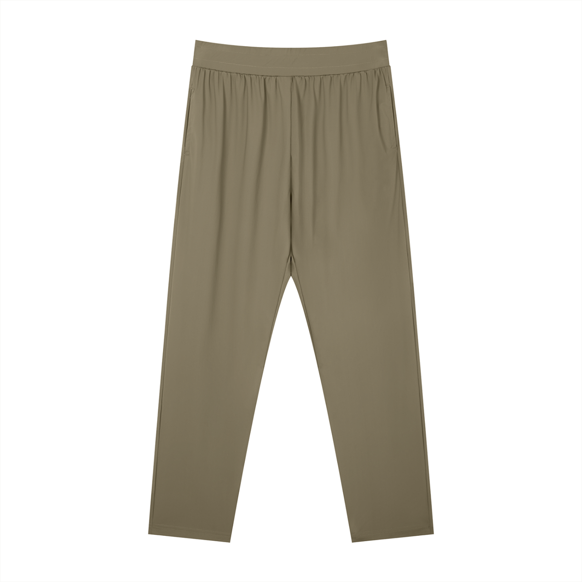 Men's Straight Leg Elastic Waist Pants