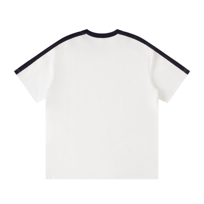 Waran Unisex Colorblock Striped T-Shirt