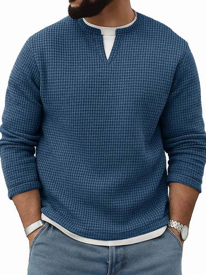 Crew-Neck Long-Sleeve Top