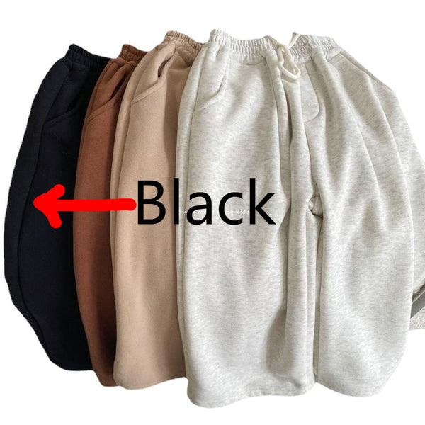 Children's Velvet Padded Casual Pants