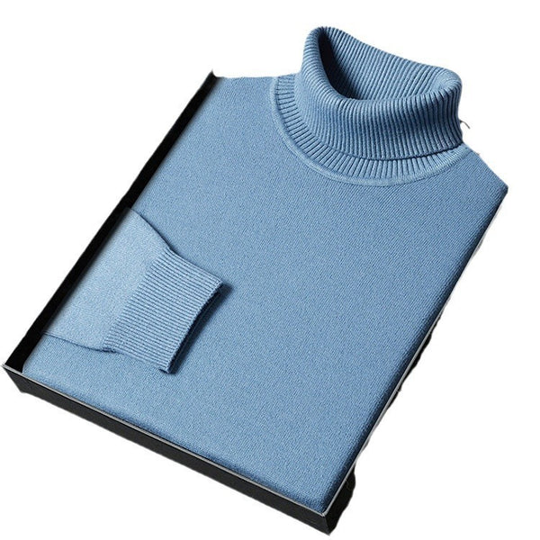 Mens Turtleneck Bottoming Sweater - Stuffs & Savers