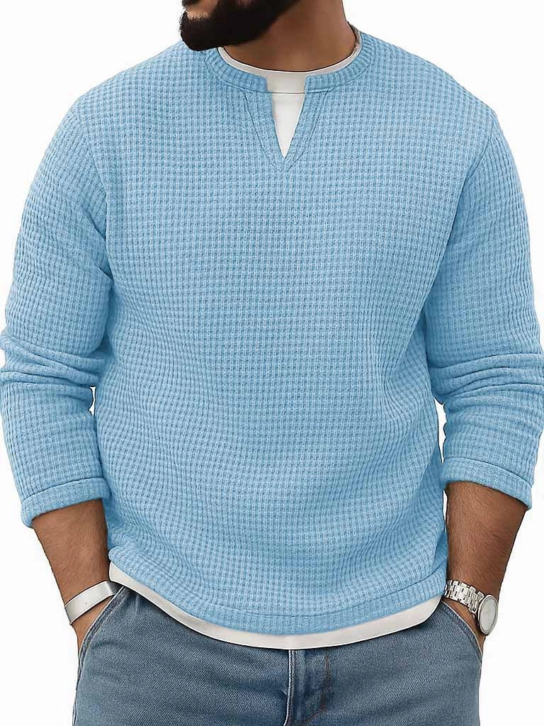 Crew-Neck Long-Sleeve Top