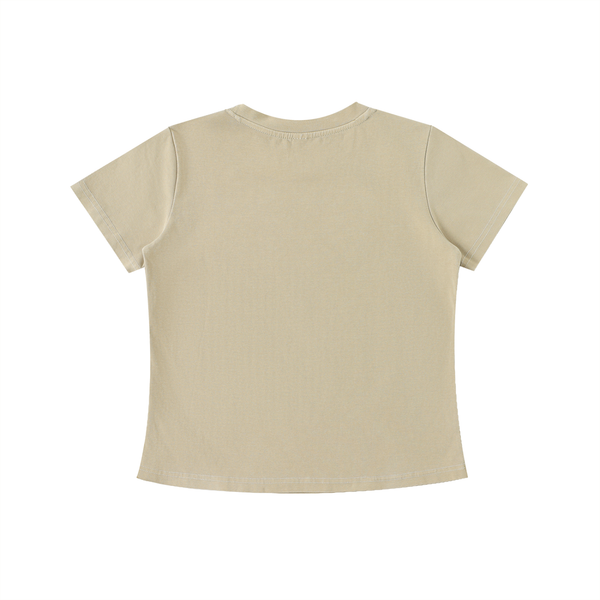 Womens Vintage Wash Slim Fit T-shirt