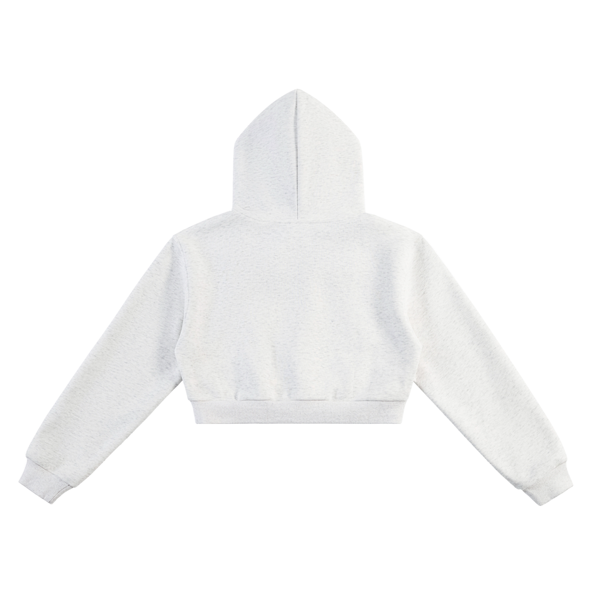 Womens Cropped stringless Hoodie