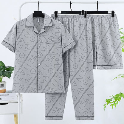 Men's Short-Sleeve & Shorts Set