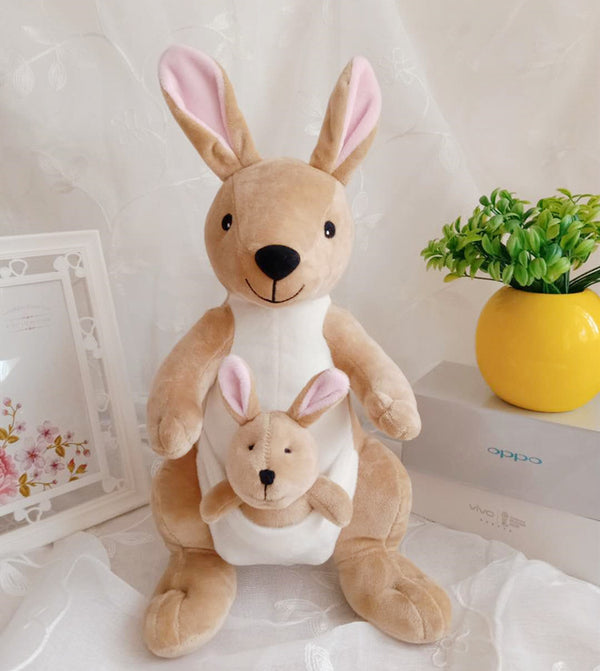 Children's Mother And Child Kangaroo Doll Plush Toys