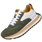 Baskets décontractées pour hommes - Chaussures confortables, antidérapantes, à lacets avec motif "TEAM" en relief