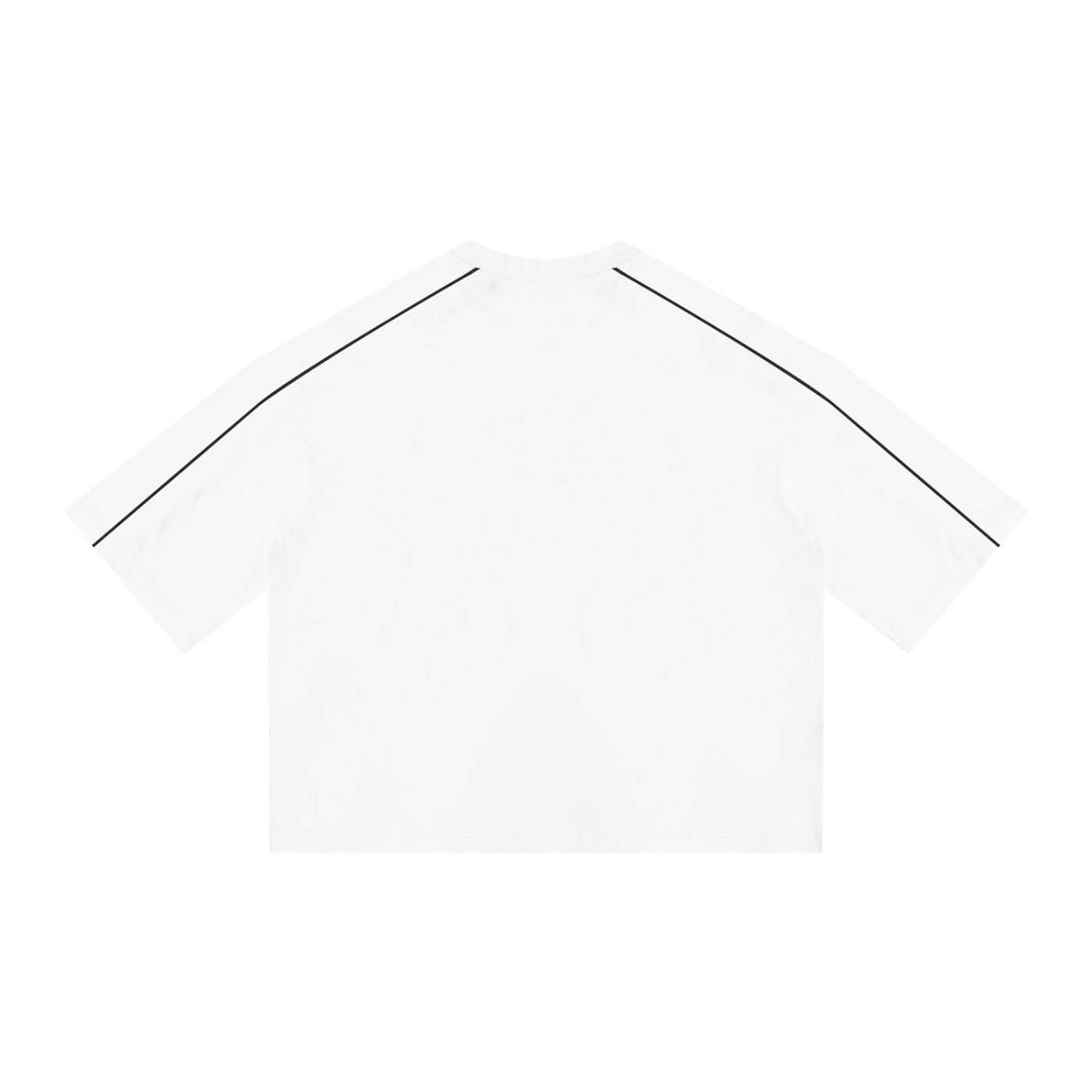 Unisex Heavyweight Boxy Piping T-Shirt