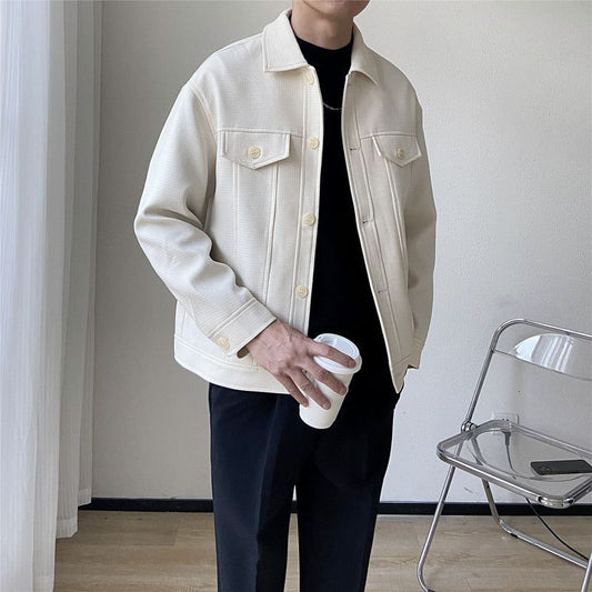 Men's Single-breasted Simple Coat