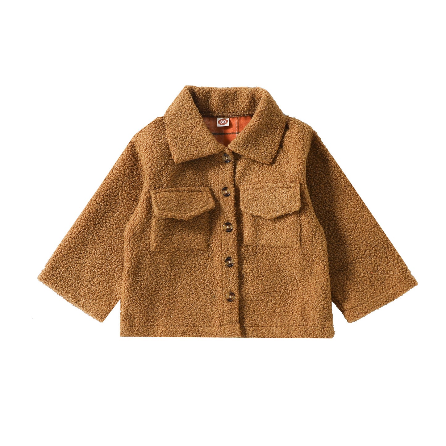 Plush Plaid Reversible Coat