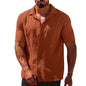 Mens open collar Linen Shirts