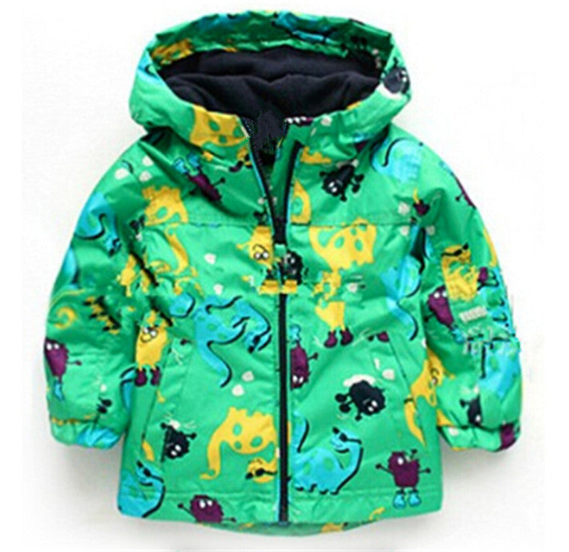 Windproof Children's Hooded Jacket
