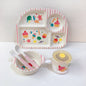 Bamboo Compartment Dinner Plate set