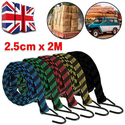 5XHeavy Duty Elastic Luggage Bungee Rope