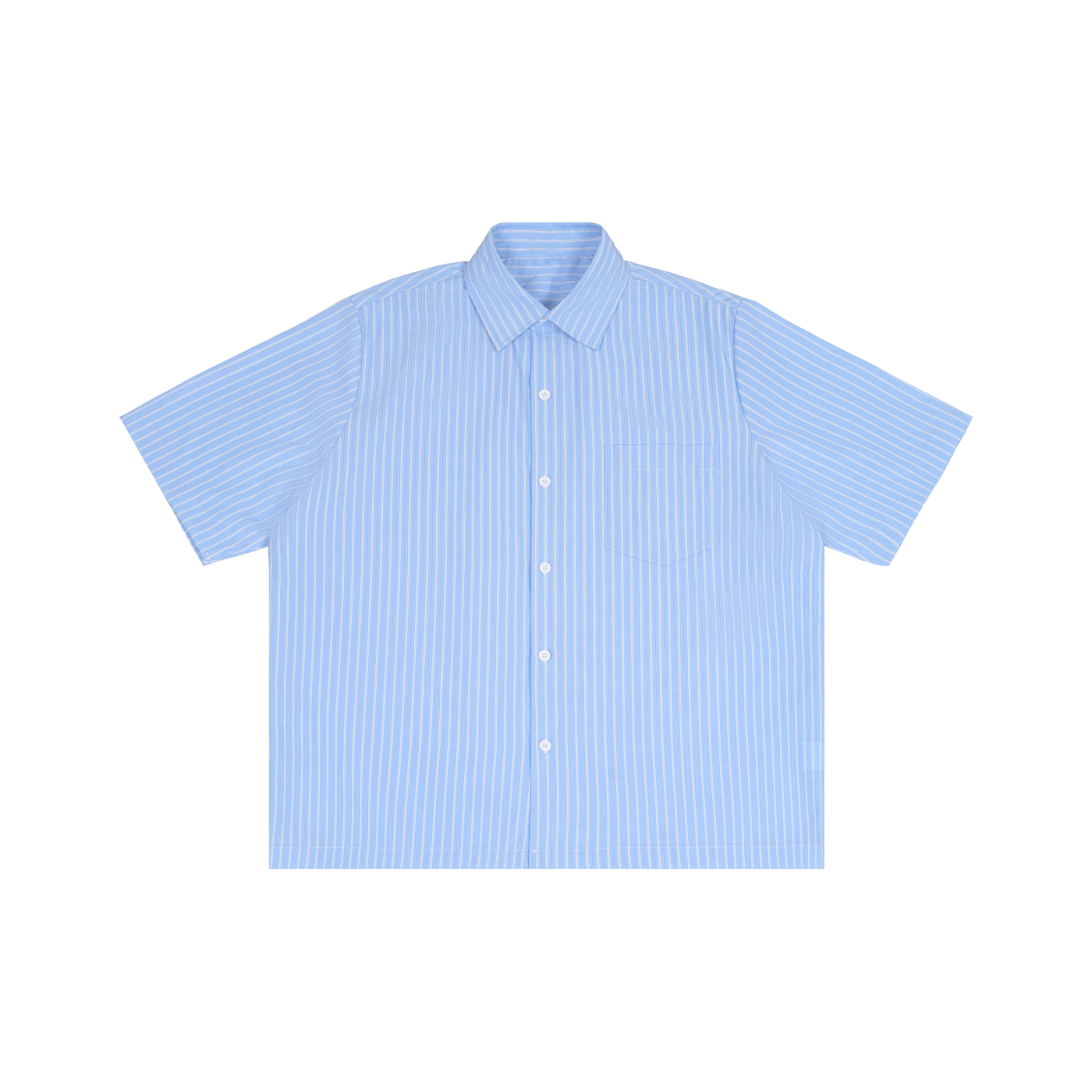 Striped Boxy Short Sleeve Shirt