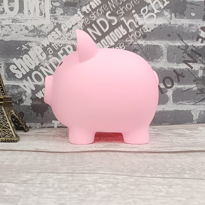 Children's Cute Cartoon Vinyl Pig Coin Bank Children Can't Break