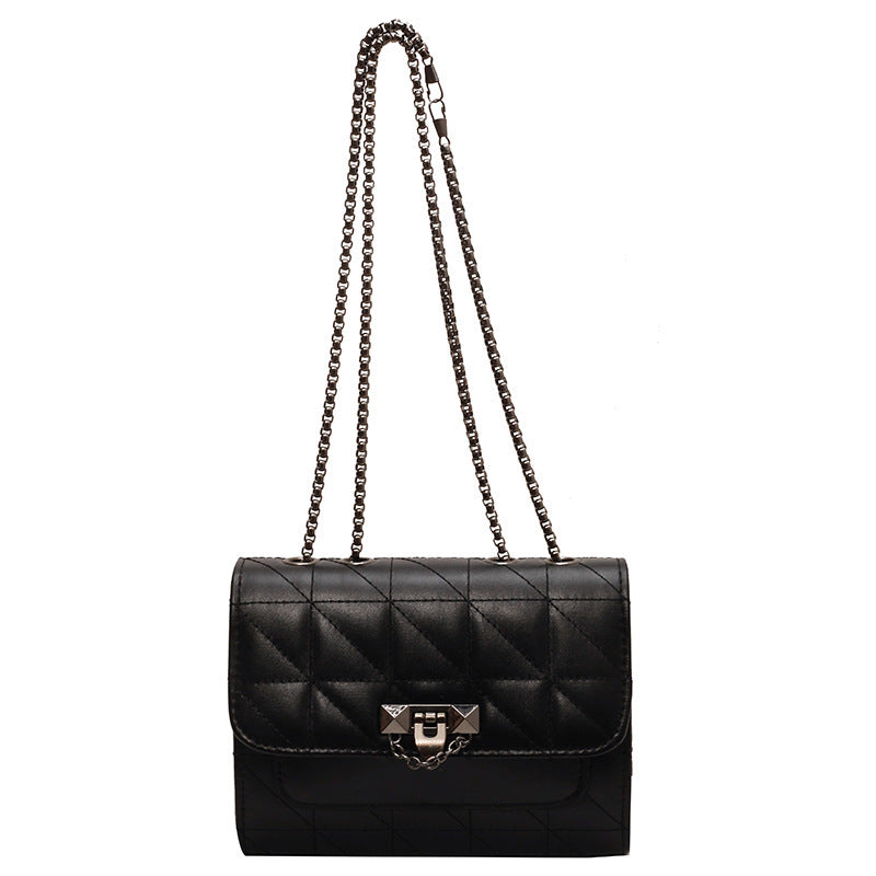 Sac bandoulière femme, Chaîne, Verrou, Sac messager mode