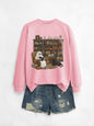 Womens Bookshelf Ghost Sweater