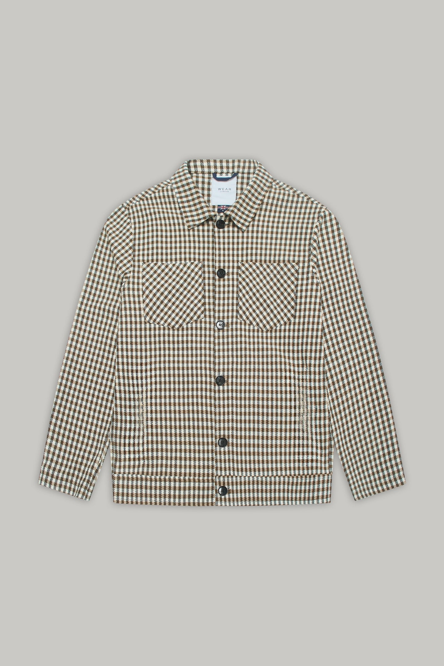Bart Overshirt - Tan Check Silvia