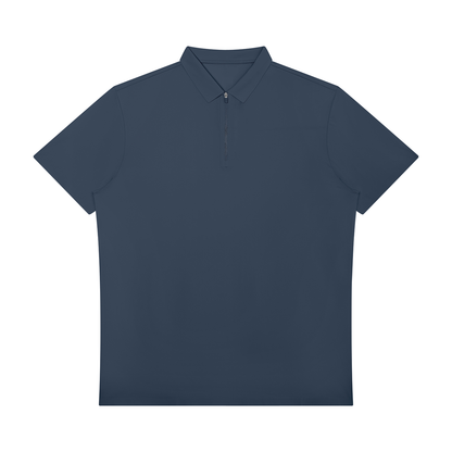 Men's Quarter-Zip Performance Polo Shirt 175GSM
