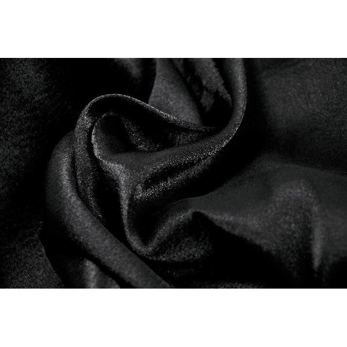 Dark in Love Morrigan Ruffled Goth Midi Skirt in Black